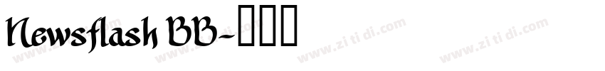 Newsflash BB字体转换
